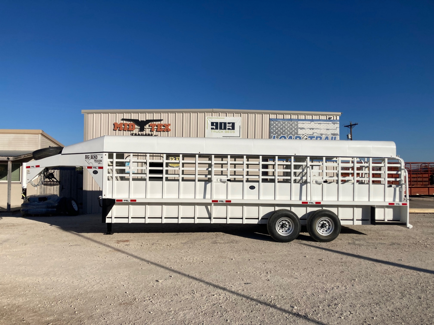 New 2026 Big Bend 24' X 6.8' Stock Trailer/ Swing/ Slider Gate