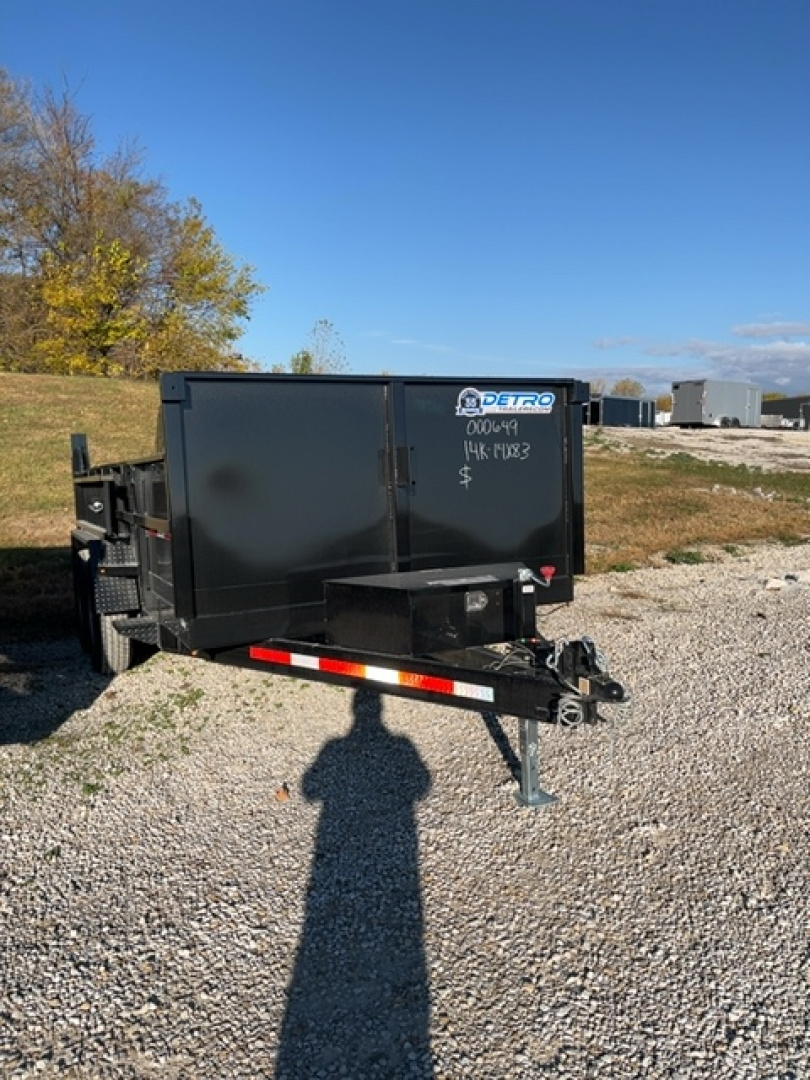 New 2025 Pratt Industries 83" x 14' 14K Dual Ram Dump Trailer