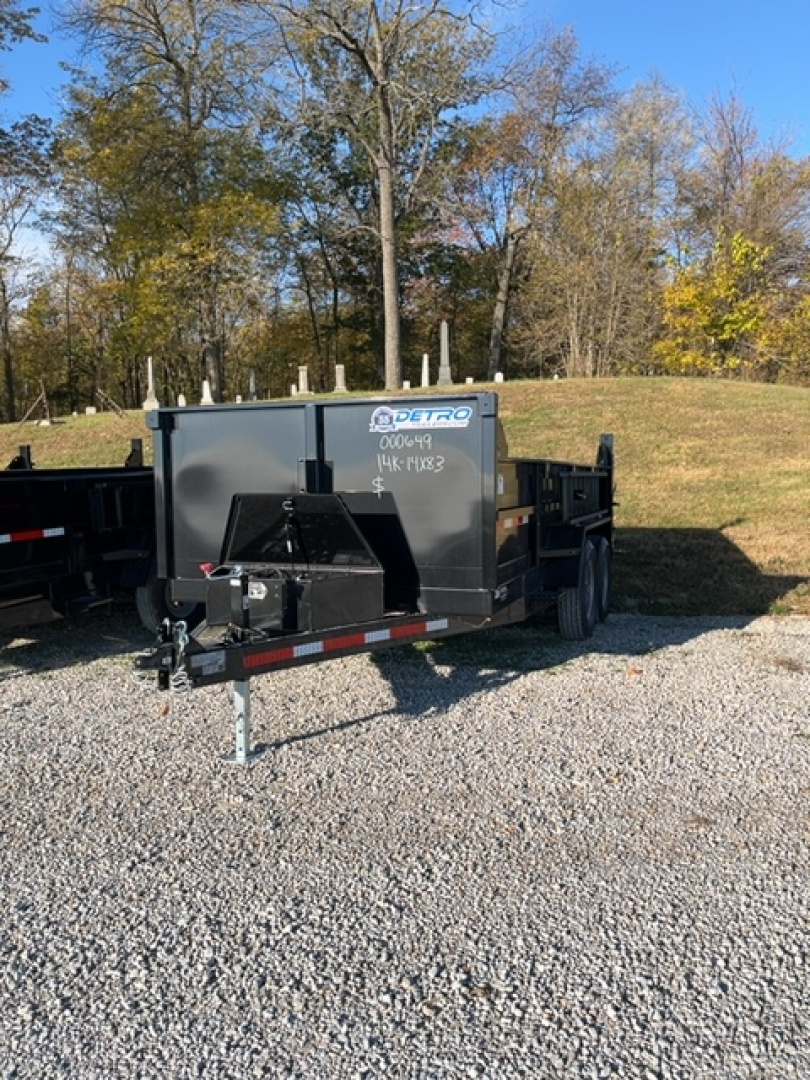 New 2025 Pratt Industries 83" x 14' 14K Dual Ram Dump Trailer