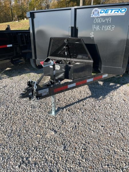 New 2025 Pratt Industries 83" x 14' 14K Dual Ram Dump Trailer
