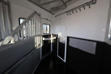 Used 2013 Bison Trailers 3 Horse LQ Horse Trailer