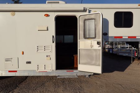Used 2013 Bison Trailers 3 Horse LQ Horse Trailer