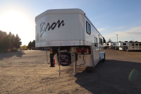 Used 2013 Bison Trailers 3 Horse LQ Horse Trailer