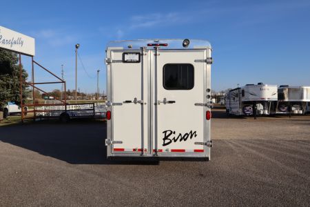 Used 2013 Bison Trailers 3 Horse LQ Horse Trailer