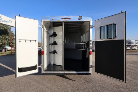Used 2013 Bison Trailers 3 Horse LQ Horse Trailer