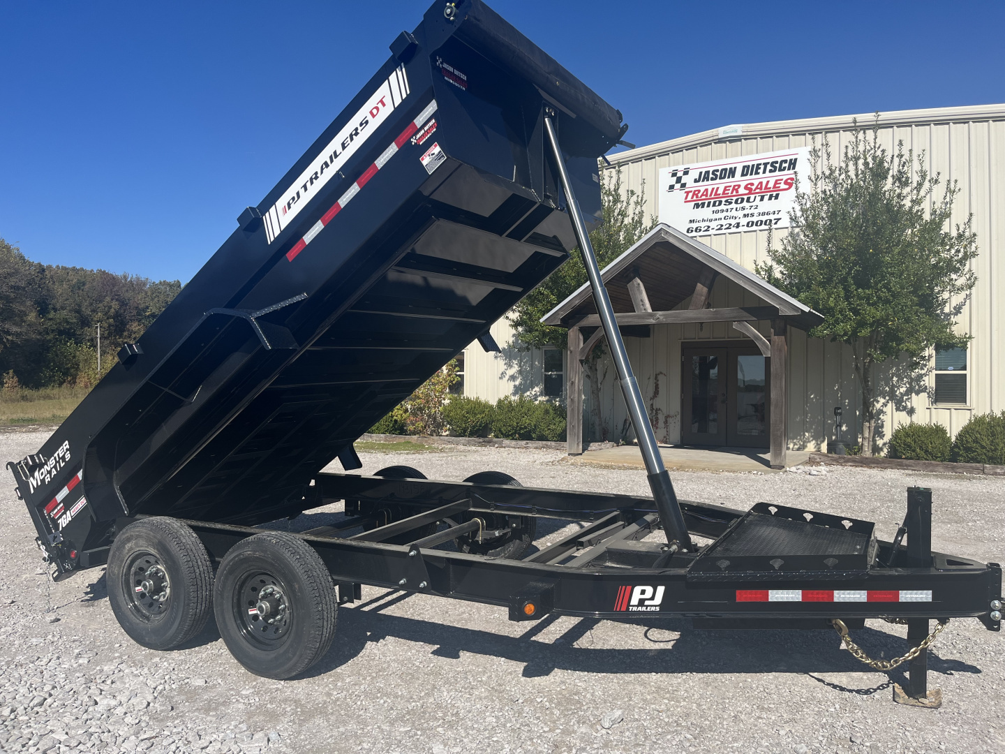 New 2026 PJ Trailers 83"X14' TELESCOPIC DUMP TRAILER 14K