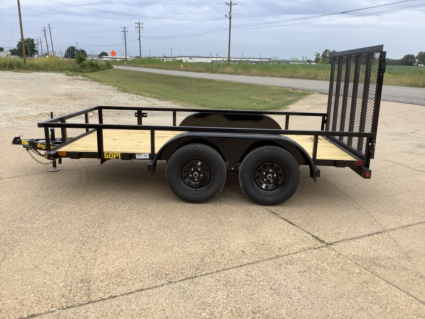 New 2026 Big Tex 60PI-12 Tandem Axle Pipe-Top Utility Trailer