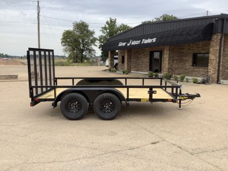 New 2026 Big Tex 60PI-12 Tandem Axle Pipe-Top Utility Trailer