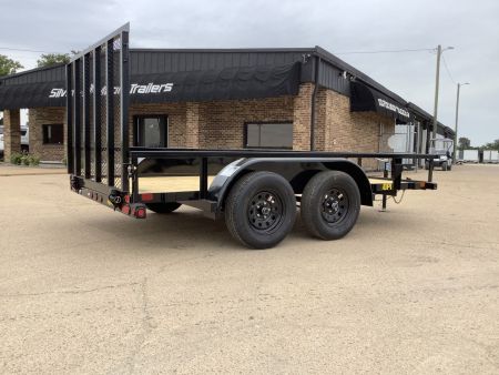 New 2026 Big Tex 60PI-12 Tandem Axle Pipe-Top Utility Trailer