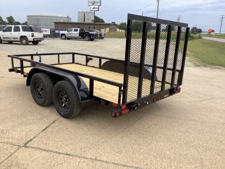 New 2026 Big Tex 60PI-12 Tandem Axle Pipe-Top Utility Trailer