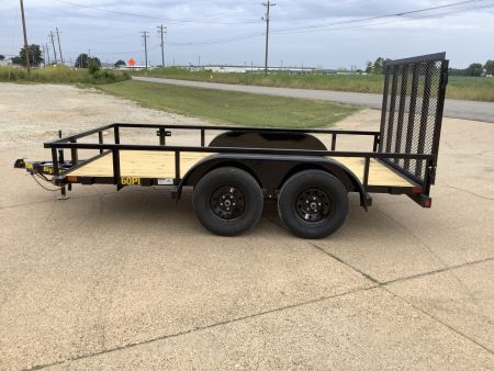 New 2026 Big Tex 60PI-12 Tandem Axle Pipe-Top Utility Trailer