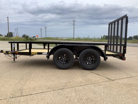 New 2026 Big Tex 60PI-12 Tandem Axle Pipe-Top Utility Trailer