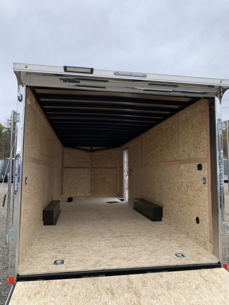 New 2026 US Cargo 8.5x24 +3ft v-nose trailer/ 7' interior height/ Polycore/ Ext tongue - 9990GVW