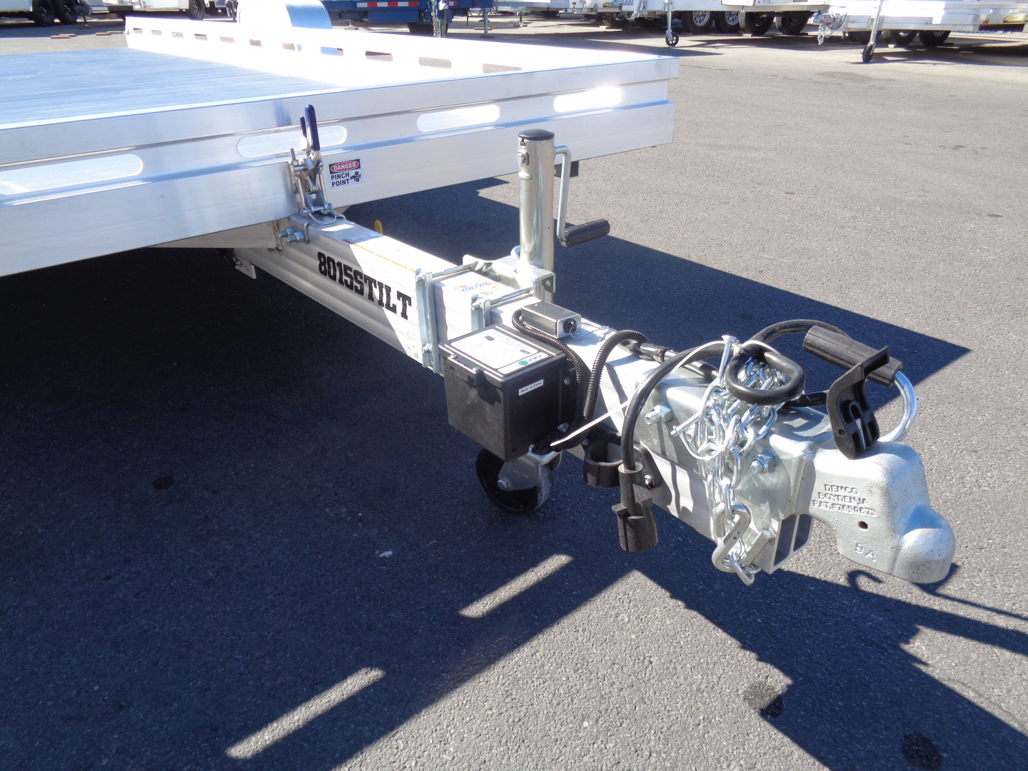 New 2026 Aluma * 8015S TILT * 15Ft Single Axle Tilt Aluminum ATV Trailer