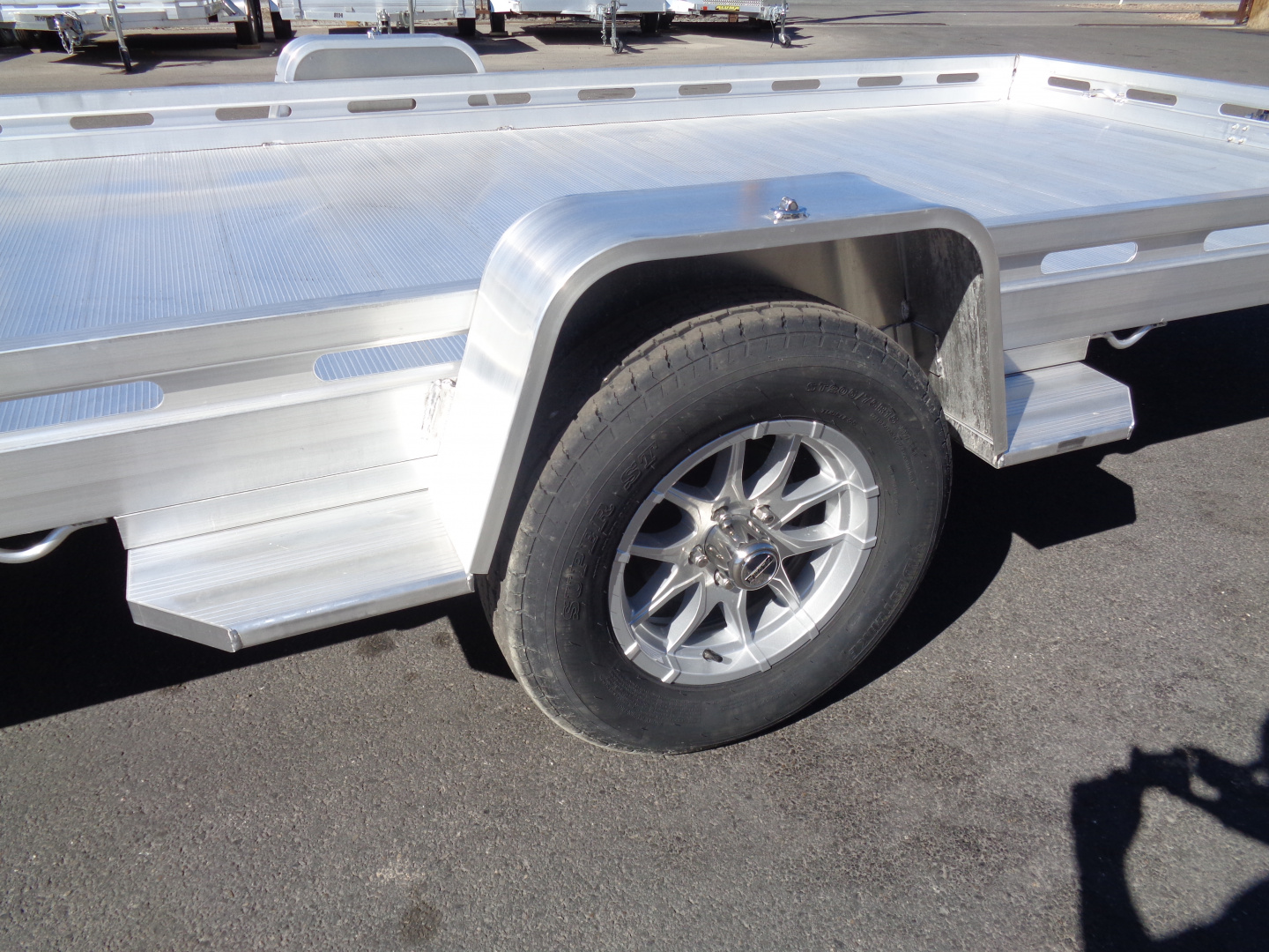 New 2026 Aluma * 8015S TILT * 15Ft Single Axle Tilt Aluminum ATV Trailer
