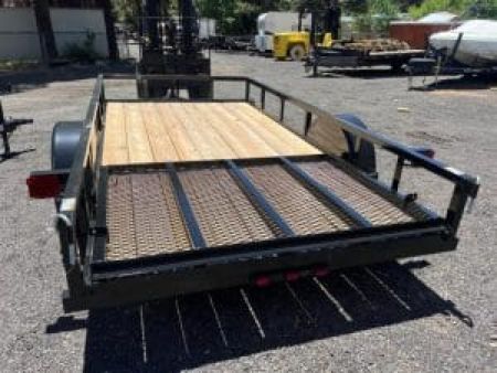 New 2026 Top Hat Trailers 6X12 Express Flatbed Utility Trailer Utility Trailer