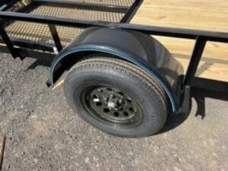 New 2026 Top Hat Trailers 6X12 Express Flatbed Utility Trailer Utility Trailer