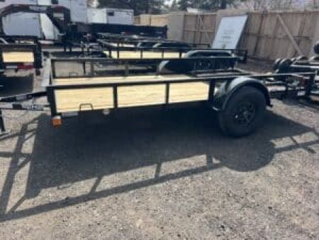 New 2026 Top Hat Trailers 6X12 Express Flatbed Utility Trailer Utility Trailer