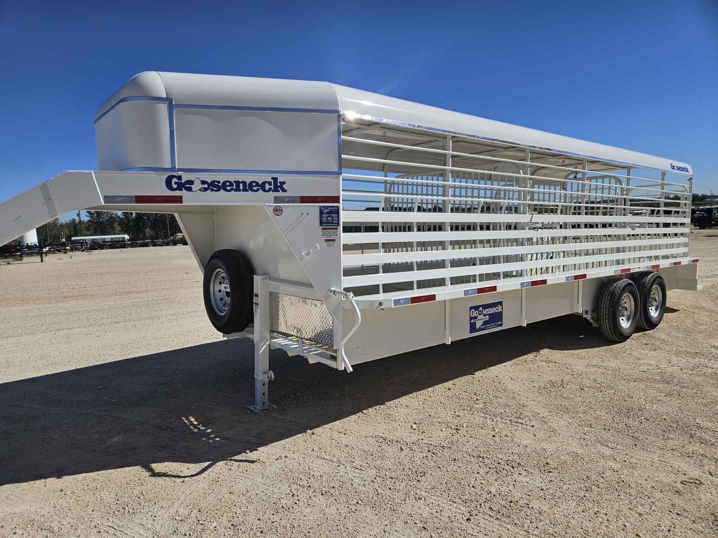 New 2025 Gooseneck Trailer 17.5K 24' Stock Trailer