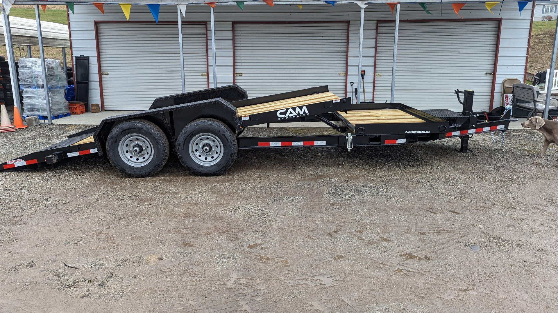 New 2026 CAM Superline 19' (4+15) Lo Pro Split Tilt Trailer