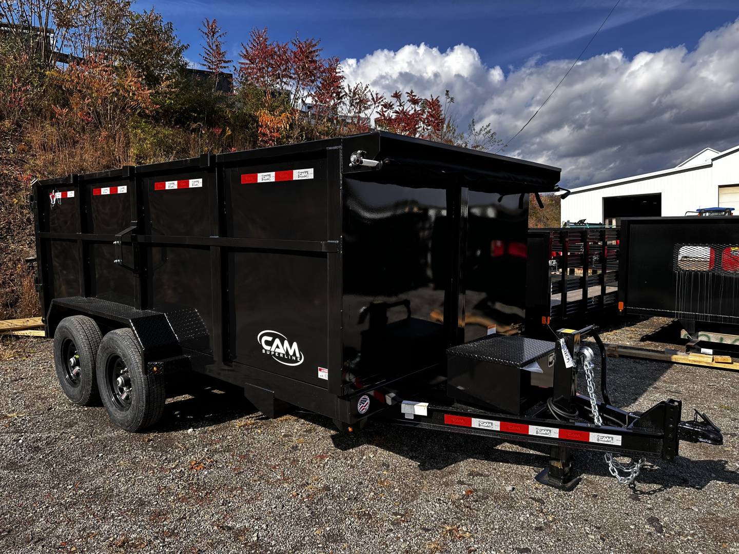 New 2026 CAM SUPERLINE 6'10" x 14 HD Lo Pro High Side Equip Dump Trailer