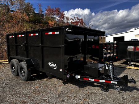 New 2026 CAM SUPERLINE 6'10" x 14 HD Lo Pro High Side Equip Dump Trailer