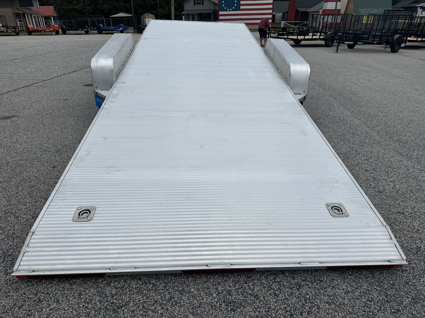 New 2026 BEAR TRACK ALUMINUM 81"X242" 10K HD TILT CAR HAULER
