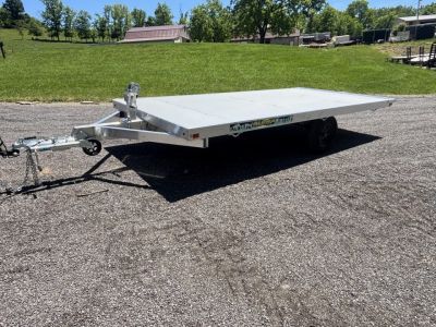 New 2027 Aluma Trailers 8414RT Raft Trailer w/ Winch & Raft Roller - 2200# GVWR