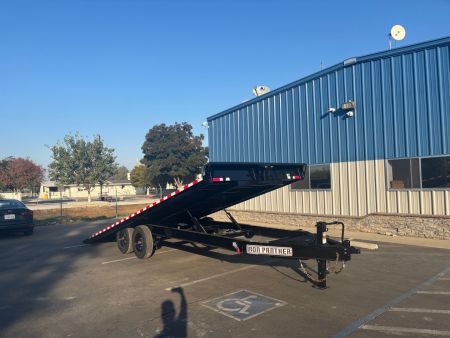 New 2026 Iron Panther 8.5x20' Power Tilt Equipment Trailer 14k