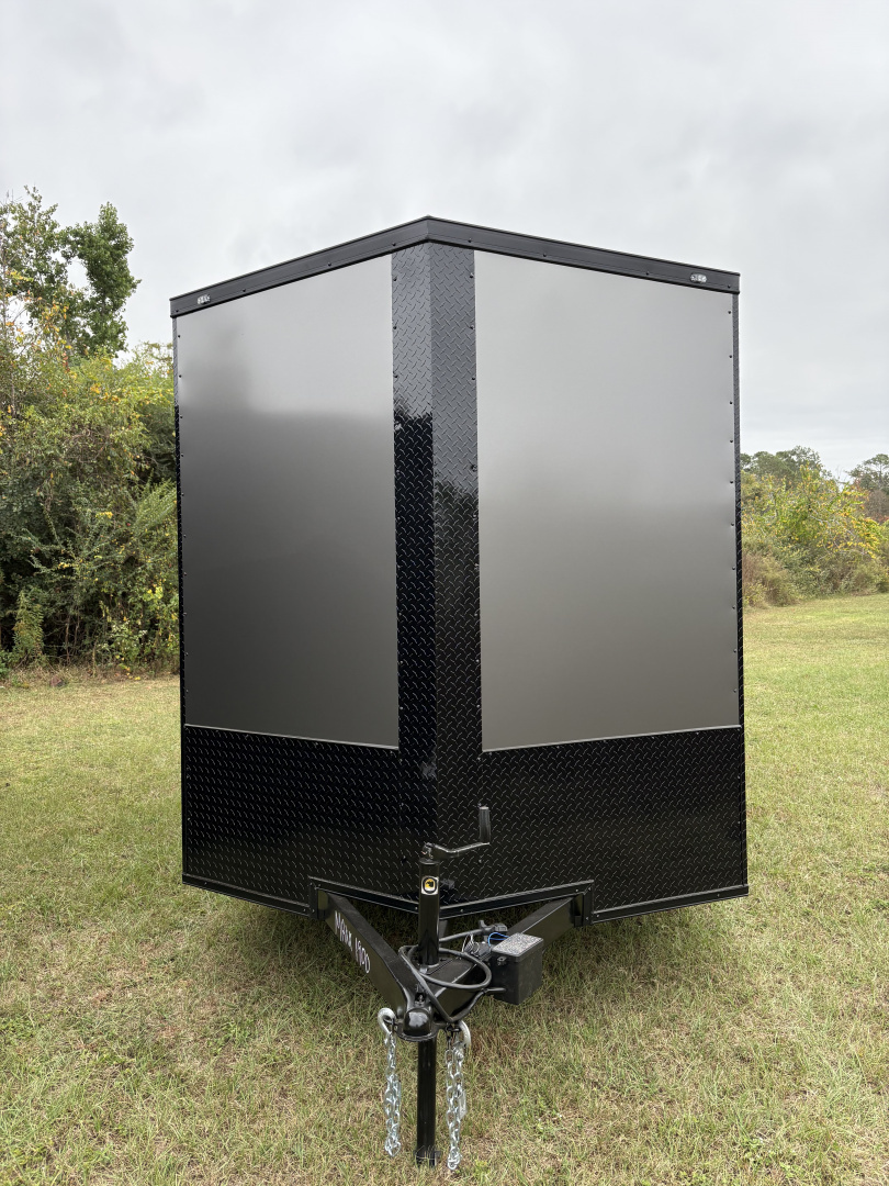 New 2026 Cargo United 7x16TA 7' .080 PolyCor Blackout Package Rear Wing Cargo / Enclosed Trailer