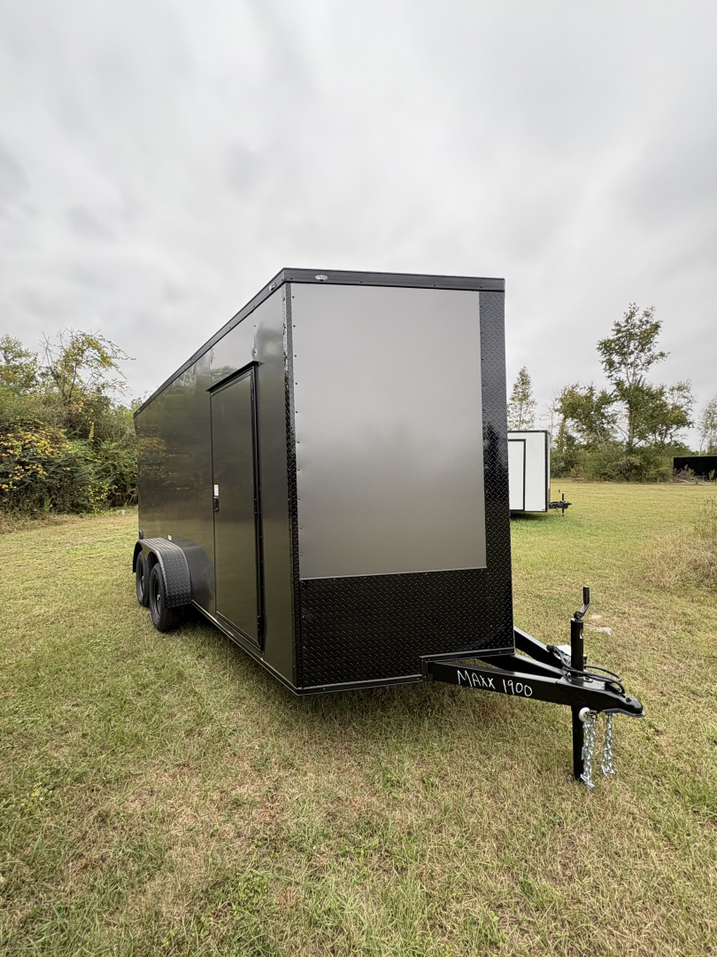 New 2026 Cargo United 7x16TA 7' .080 PolyCor Blackout Package Rear Wing Cargo / Enclosed Trailer