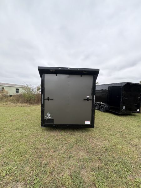 New 2026 Cargo United 7x16TA 7' .080 PolyCor Blackout Package Rear Wing Cargo / Enclosed Trailer