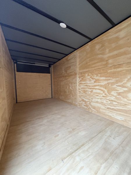 New 2026 Cargo United 7x16TA 7' .080 PolyCor Blackout Package Rear Wing Cargo / Enclosed Trailer
