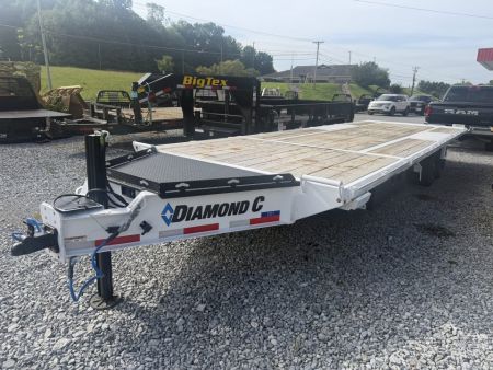 Used (USED) 2026 Diamond C DET210 DECK OVER TILT TRAILER SOLAR CHARGER HYDRO JACK