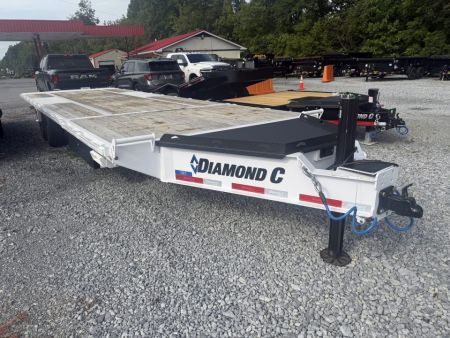 Used (USED) 2026 Diamond C DET210 DECK OVER TILT TRAILER SOLAR CHARGER HYDRO JACK