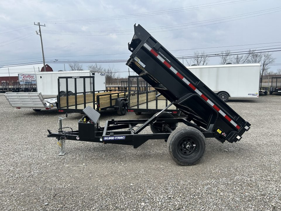 New 2026 Sure-Trac 62"x8 5K Low Pro Single Ram Dump Trailer