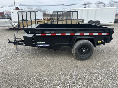 New 2026 Sure-Trac 62"x8 5K Low Pro Single Ram Dump Trailer