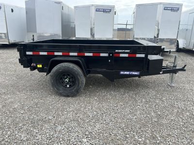 New 2026 Sure-Trac 62"x8 5K Low Pro Single Ram Dump Trailer