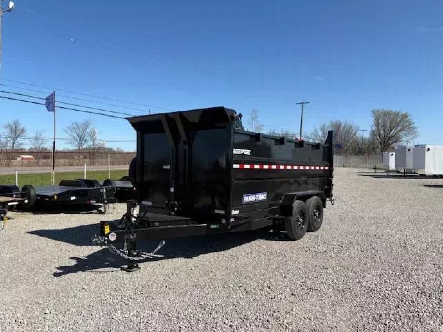 New 2026 Sure-Trac 82 x14 HD Low Profile Dump Trailer w/ 4 Ft. Sides 14K