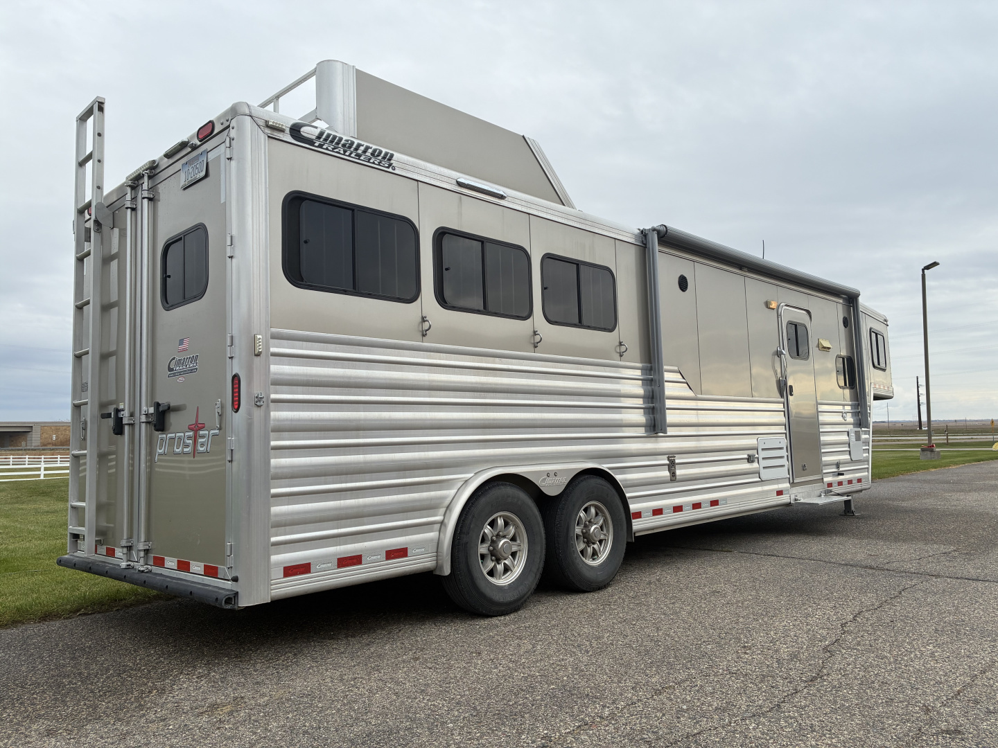 Used 2018 Cimarron 3H 13' LQ Horse Trailer