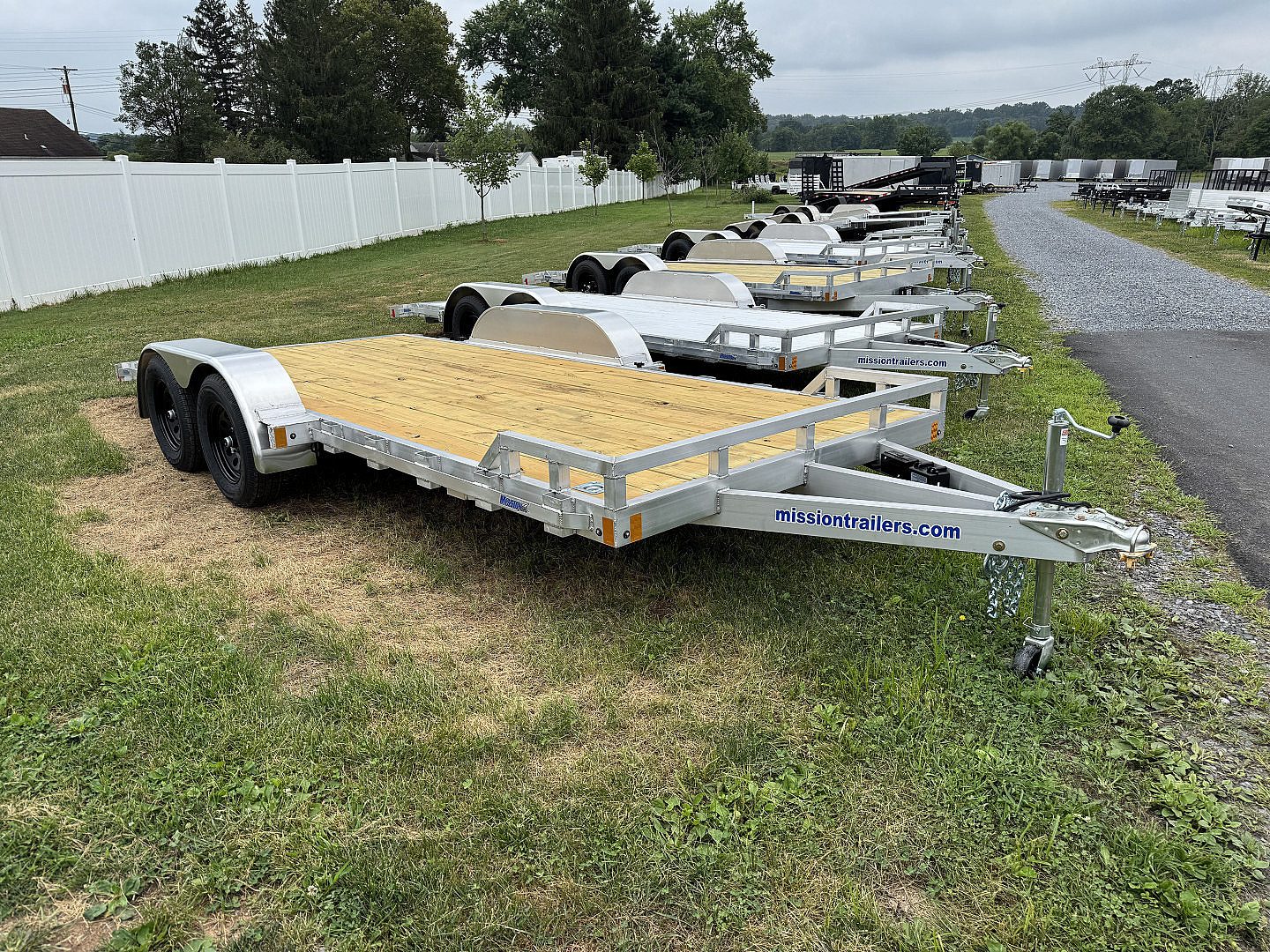 New 2026 Mission MOCH8X18W-W-2.0 7K Car Hauler CLEARANCE SALE ON NOW