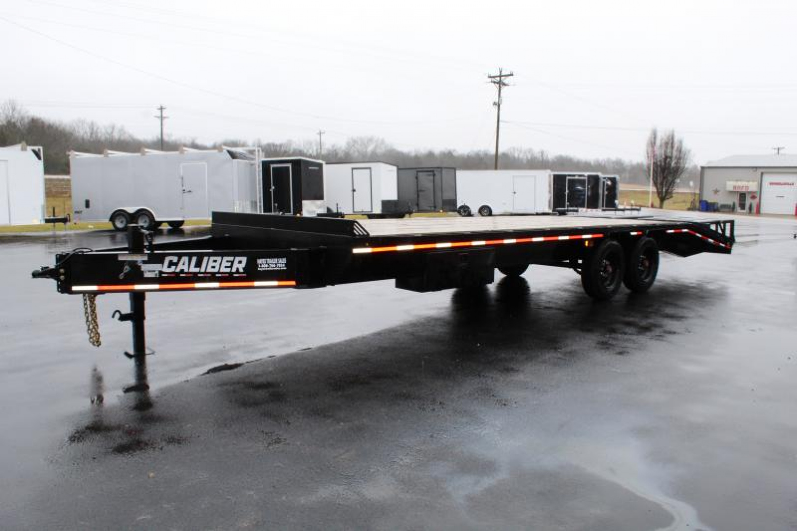 New 2024 Caliber Trailer Mfg Deck Over Equipment Trailer