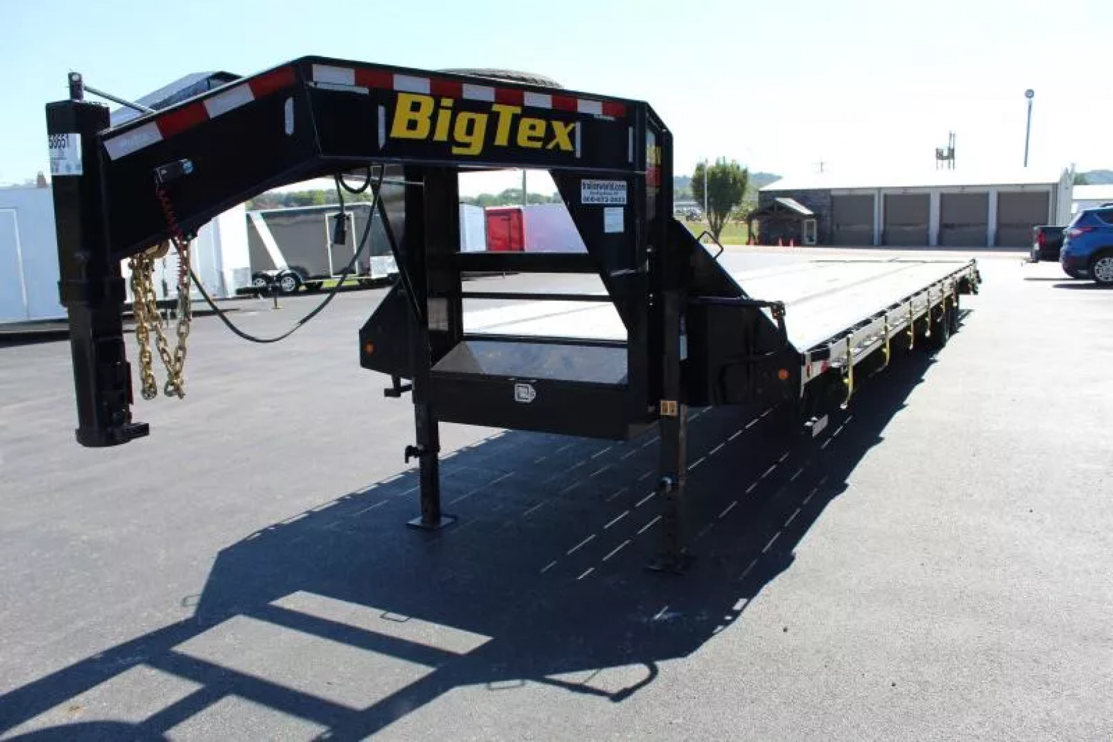 Used 2022 Big Tex Trailers Gooseneck Flat Equipment Trailer