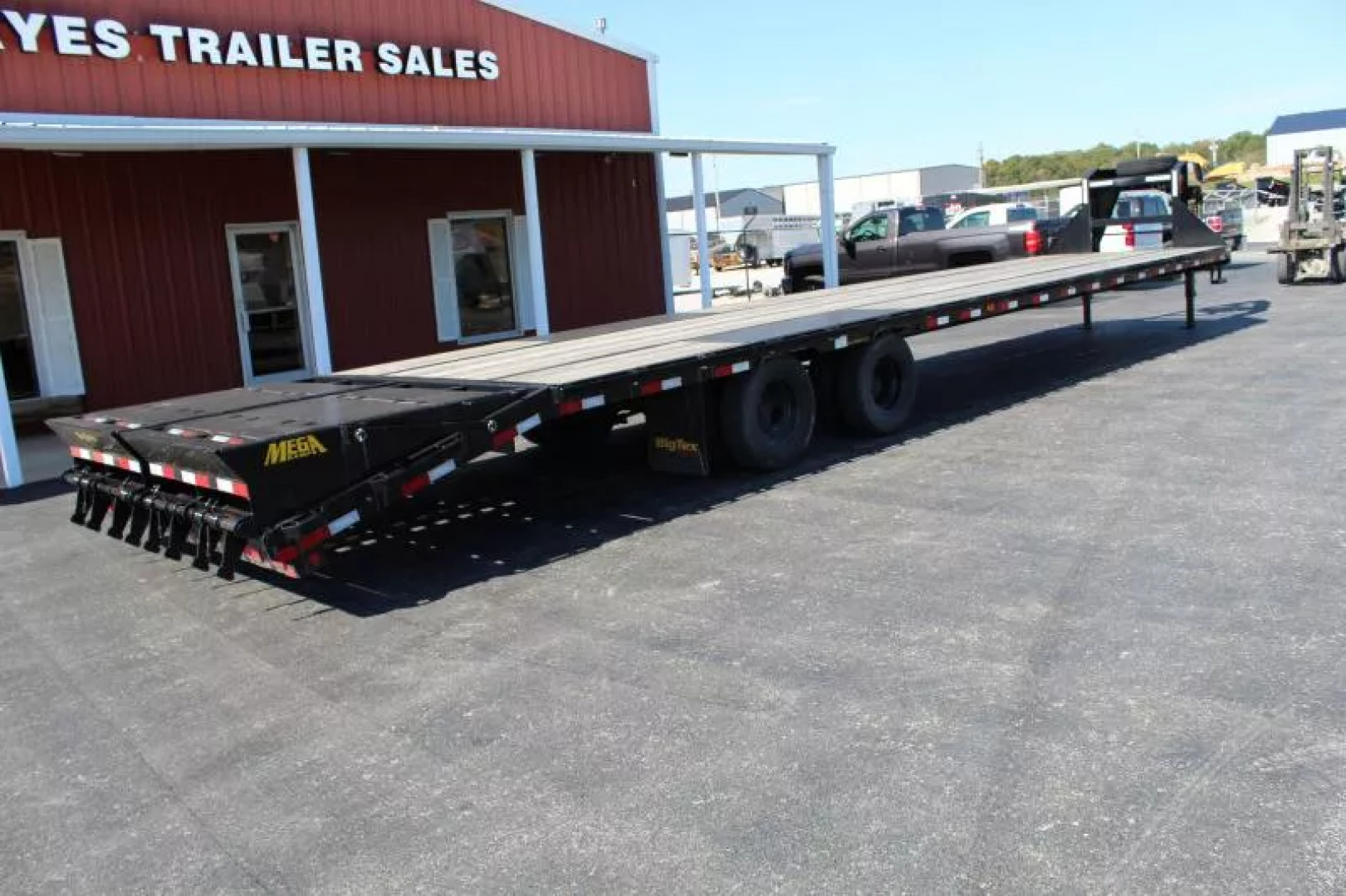 Used 2022 Big Tex Trailers Gooseneck Flat Equipment Trailer