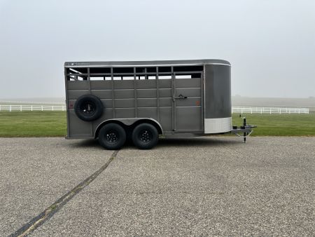New 2026 S&S Manufacturing 6'x6'6 x16' BP Stock / Stock Combo Trailer
