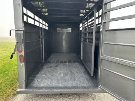 New 2026 S&S Manufacturing 6'x6'6"x16' BP Stock / Stock Combo Trailer