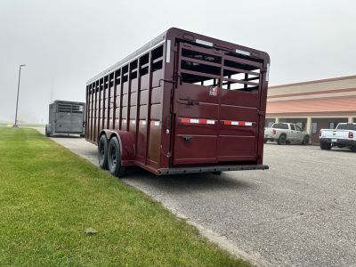 New 2026 S&S Manufacturing 20' GN Stock / Stock Combo Trailer
