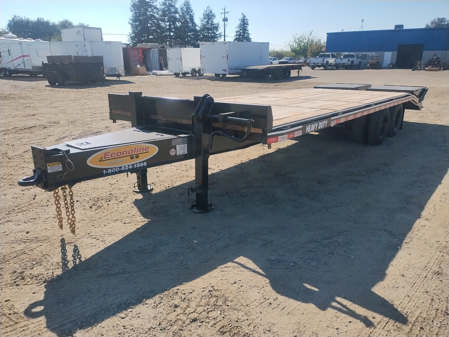 New 2026 Econoline 8x20+6 Heavy Duty Equipment Trailer GVWR 25,500