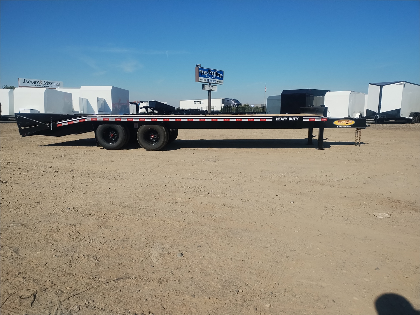 New 2026 Econoline 8x20+6 Heavy Duty Equipment Trailer GVWR 25,500