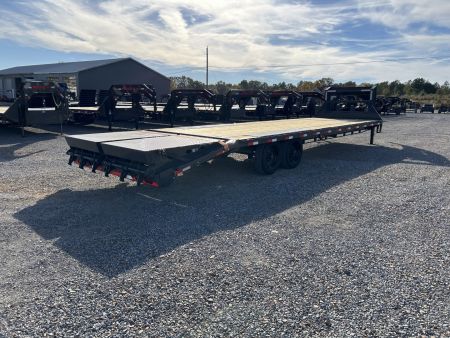 New 2026 Lamar 102" x 30' 16k Gooseneck Flatbed Trailer
